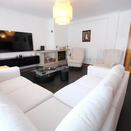 High Standard In A Quality With Pool, Tennis And View Of The Ocean In Antas 12 People