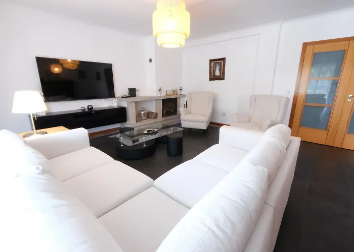 High Standard In A Quality With Pool, Tennis And View Of The Ocean In Antas 12 People