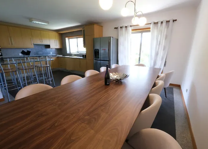 High Standard In A Quality With Pool, Tennis And View Of The Ocean In Antas 12 People